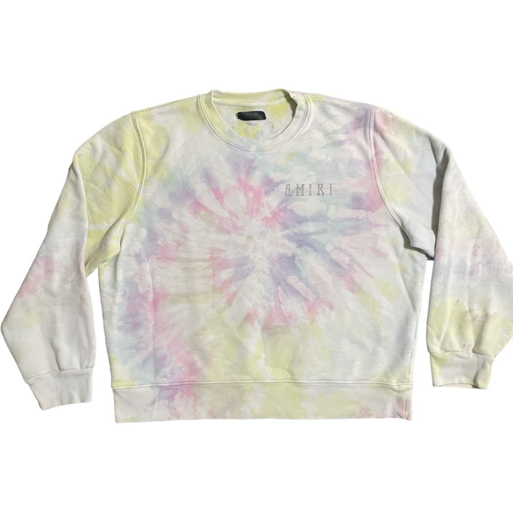 Amiri Crewneck Tie-Dye Sweatshirt